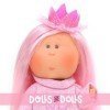 Bambola Nines d'Onil 30 cm - Mia con capelli rosa e set principessa sportiva