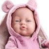 Bambola Paola Reina 45 cm - Bebita con coperta rosa