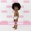 Bambola Vestida de Azul 28 cm - Carlota afro-americana senza vestiti