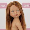 Bambola Vestida de Azul 28 cm - Carlota dai capelli rossi senza vestiti