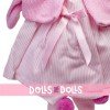 Vestiti per bambole Llorens 35 cm - Completo stampato a righe rosa