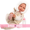 Bambolo Llorens 45 cm - Neonato piagnucolone Luis con completo invernale