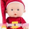 Bambola Marina & Pau 26 cm - Nenotes Christmas Edition - Bambina Babbo Natale