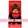 Bambolo Monchhichi 20 cm - Ragazzo classico con il petto rosso