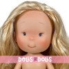 Bambola Nines d'Onil 30 cm - Pippa con capelli biondi e lisci e occhi grigi - Senza vestiti