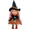 Bambola Nines d'Onil 23 cm - Little Mia Halloween con capelli lisci multicolore (Strega)