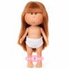 Bambola Nines d'Onil 23 cm - Little Mia con capelli lisci e rossi e frangia - Senza vestiti