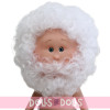 Bambolo Nines d'Onil 23 cm - Little Mio con capelli e barba bianchi - Senza vestiti