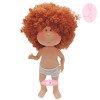 Bambola Nines d'Onil 30 cm - Mia ARTICOLATA - Mia con i capelli rossi e ricci - Senza vestiti