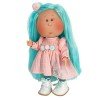 Bambola Nines d'Onil 30 cm - Mia con capelli blu e vestito rosa