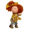 Bambola Nines d'Onil 30 cm - Mia rossa con abito senape