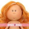 Bambola Nines d'Onil 30 cm - ESCLUSIVA - Mia con capelli arancioni con riflessi - Senza vestiti