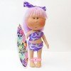 Bambola Nines d'Onil 30 cm - Mia summer con i capelli lilla e costume da bagno