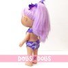 Bambola Nines d'Onil 30 cm - Mia summer con i capelli lilla e costume da bagno