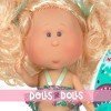 Bambola Nines d'Onil 30 cm - Mia estate con capelli ricci rosa e bikini
