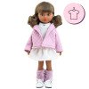Completo per bambola Paola Reina 32 cm - Las Amigas - Kim - Cappotto rosa e gonna bianca