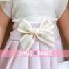 Bambola Paola Reina 32 cm - Las Amigas - Clara con un vestito bianco e rosa