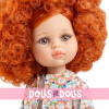Bambola Paola Reina 32 cm - Las Amigas - Cristi con giacca floreale e gonna arancione