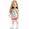 Bambola Paola Reina 32 cm - Las Amigas - Roxana in abito floreale blu