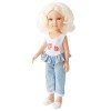 Bambola Reina del Norte 32 cm - Michelle con top a coccinella e pantaloni a pois blu