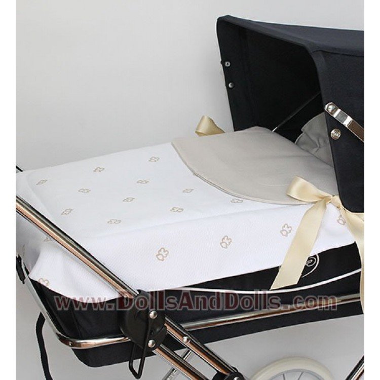 Saco ositos bordados Nuez cochecito Arrue y Bebelux