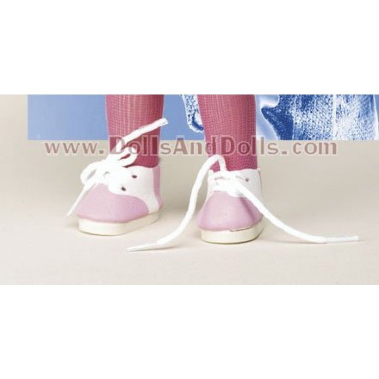 Mariquita Model - Gonna di jeans/Camicia rosa