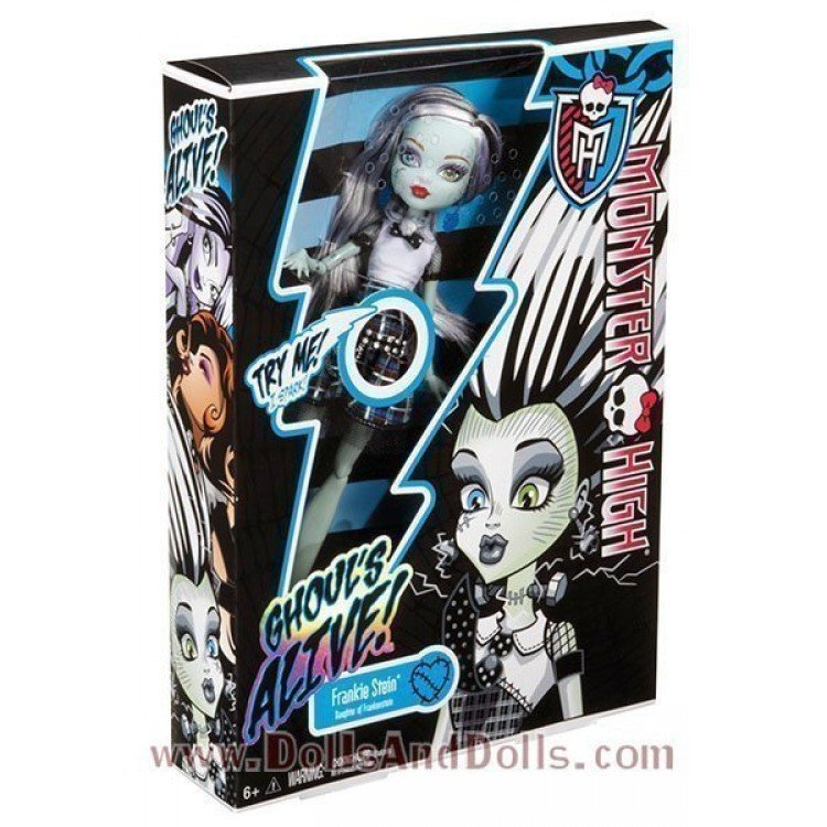 Bambola Monster High 27 cm - Frankie Stein - Ghoul's Alive