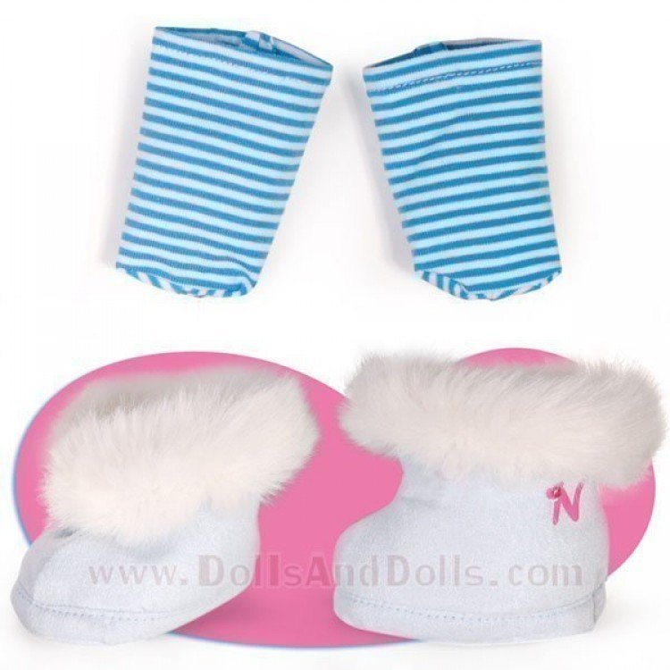 Zapatos y calcetines Nenuco - Botas azules