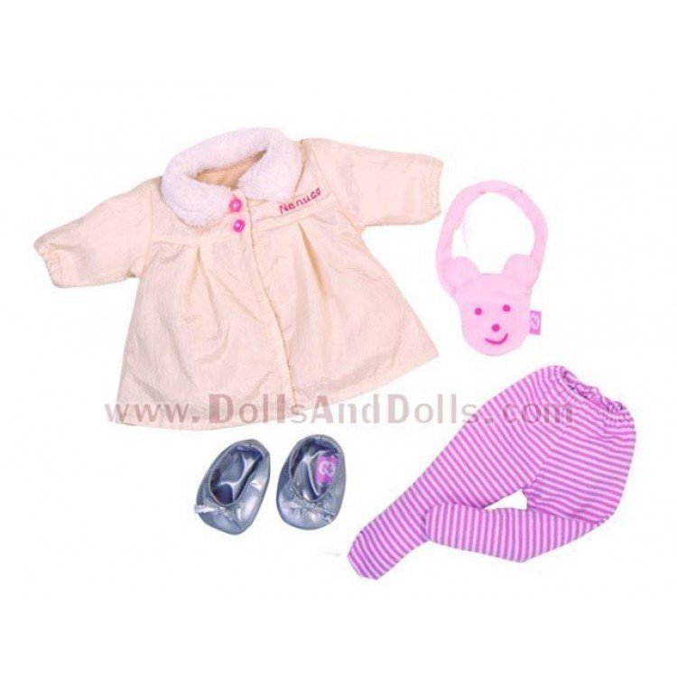 Ropita deluxe Nenuco - Completo cappotto bambina