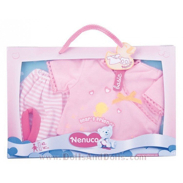 Ropita básica Nenuco - Camiseta ranita rosa