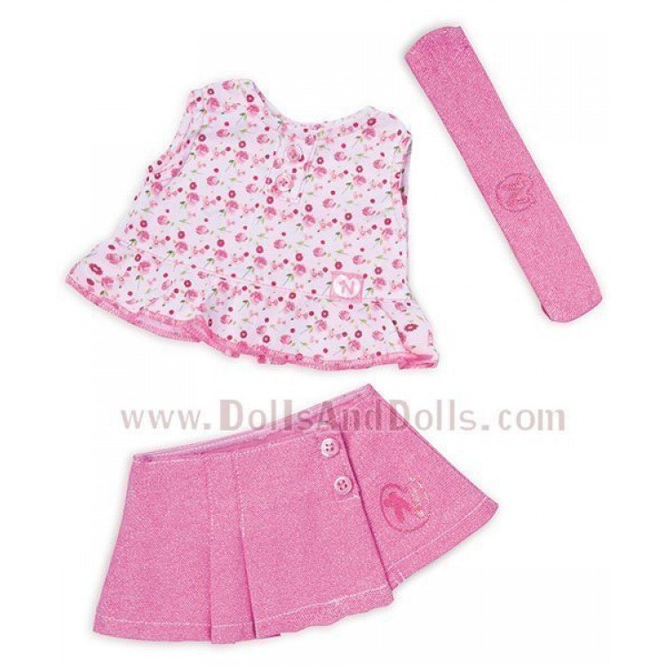 Ropita fantasia Nenuco - Camisa flores Falda rosa Fal