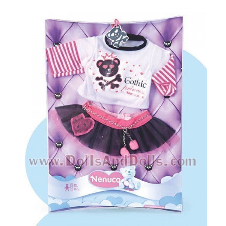 Ropita fashion Nenuco - Conjunto gothic