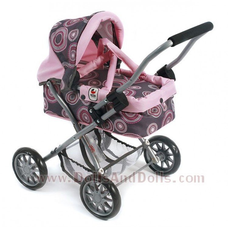 Cochecito Chic Smarty Rosa chiaro-Perla 57 cm