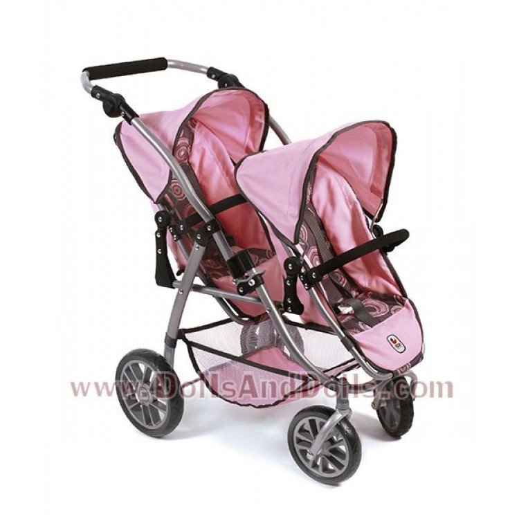 Sillita doppia Chic Vario Rosa claro-Perla 79 cm