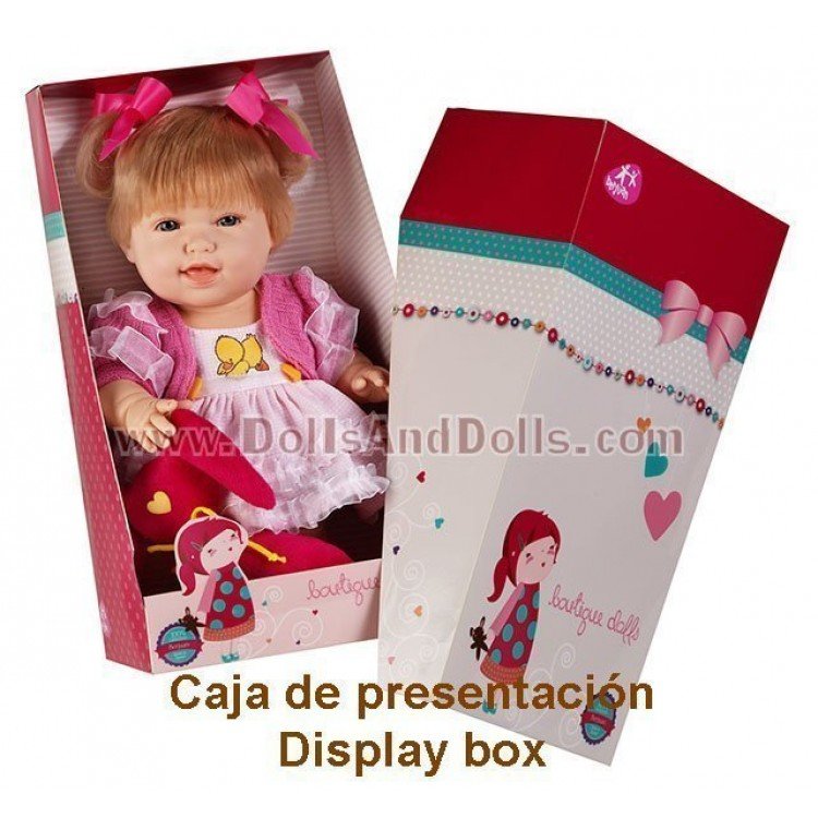 Bambola Berjuan MosquiDolls 24 Cm Con Protezione Antizanzara - Colore Blu