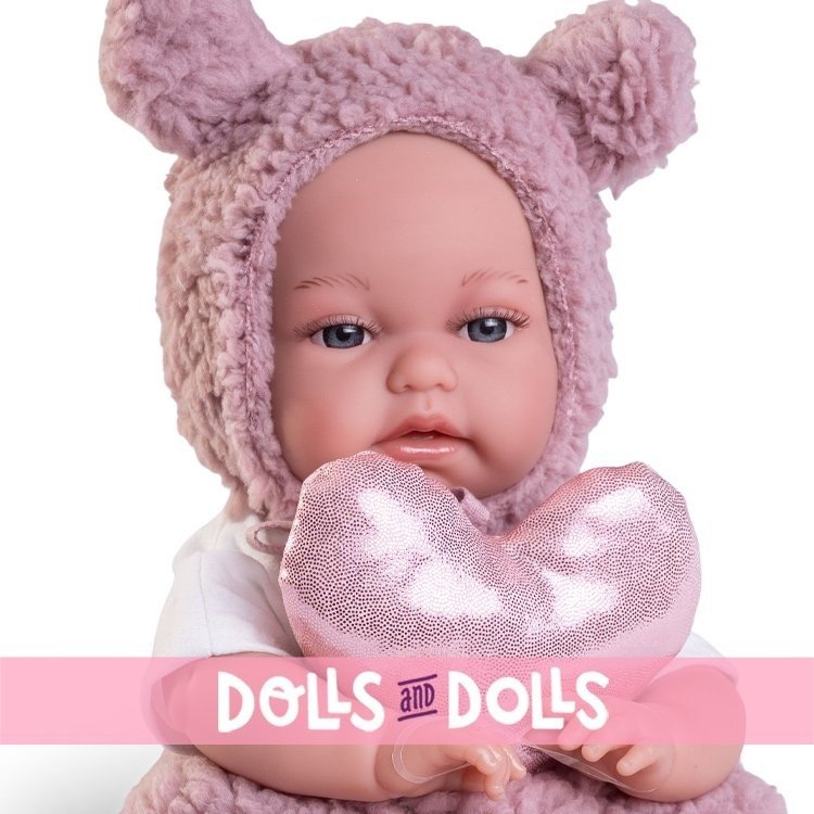 Bambola Antonio Juan 34 cm - Neonata Baby Toneta Posturitas cuore