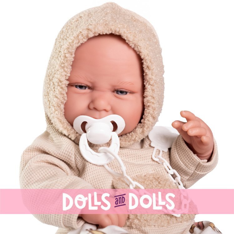 Bambolo Antonio Juan 42 cm - Neonato Carlo con la palla