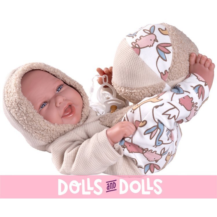 Bambolo Antonio Juan 42 cm - Neonato Carlo con la palla
