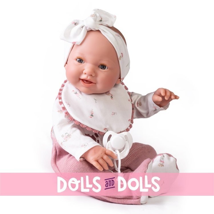 Bambola Antonio Juan 42 cm - Neonata Mia Pee con fasciatoio e vestitino