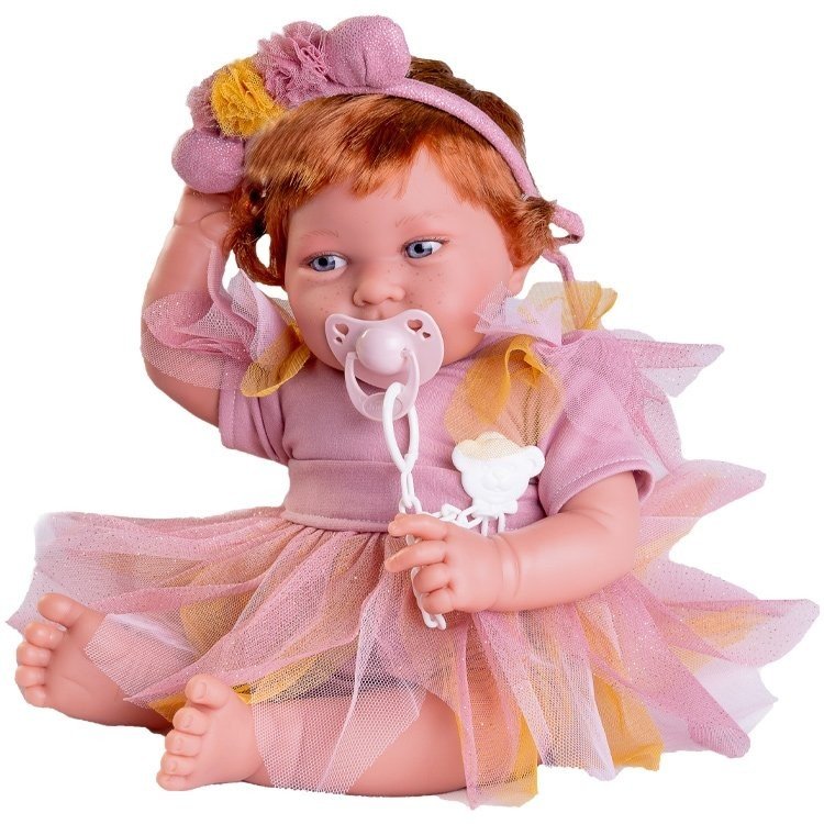 Bambola Antonio Juan 42 cm - Fata Pipa neonata con diadema per voi - Dolls  And Dolls - Negozio di Bambole da collezione