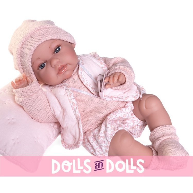 Bambola Antonio Juan 34 cm - Neonata Baby Toneta Posturitas con gilet