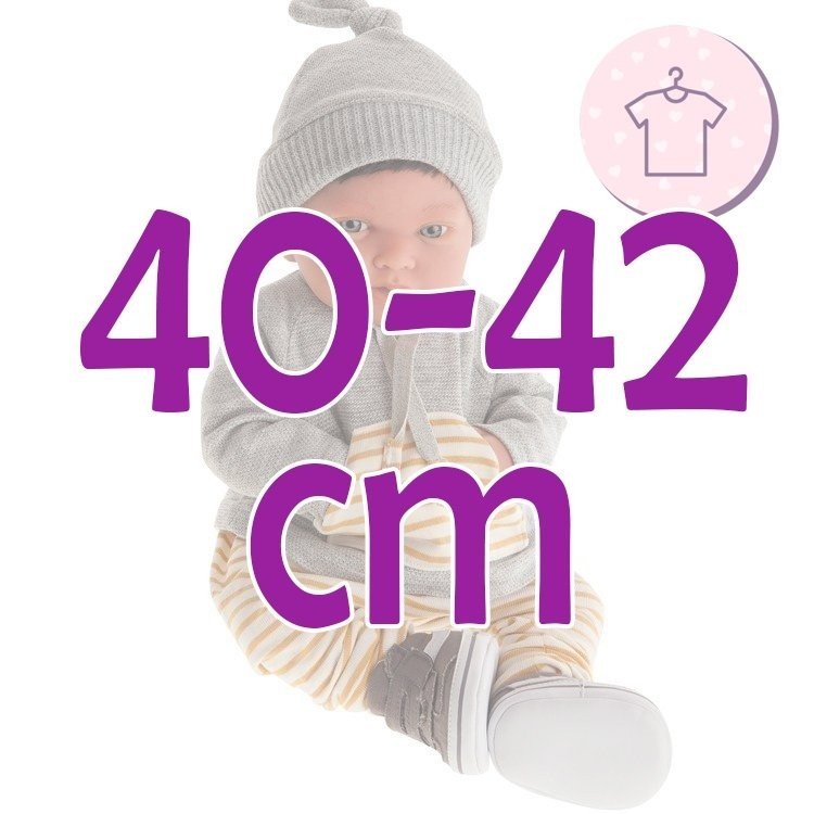 Vestito per bambola Antonio Juan 40 - 42 cm - Collezione Sweet Reborn - Set sportivo con cappello