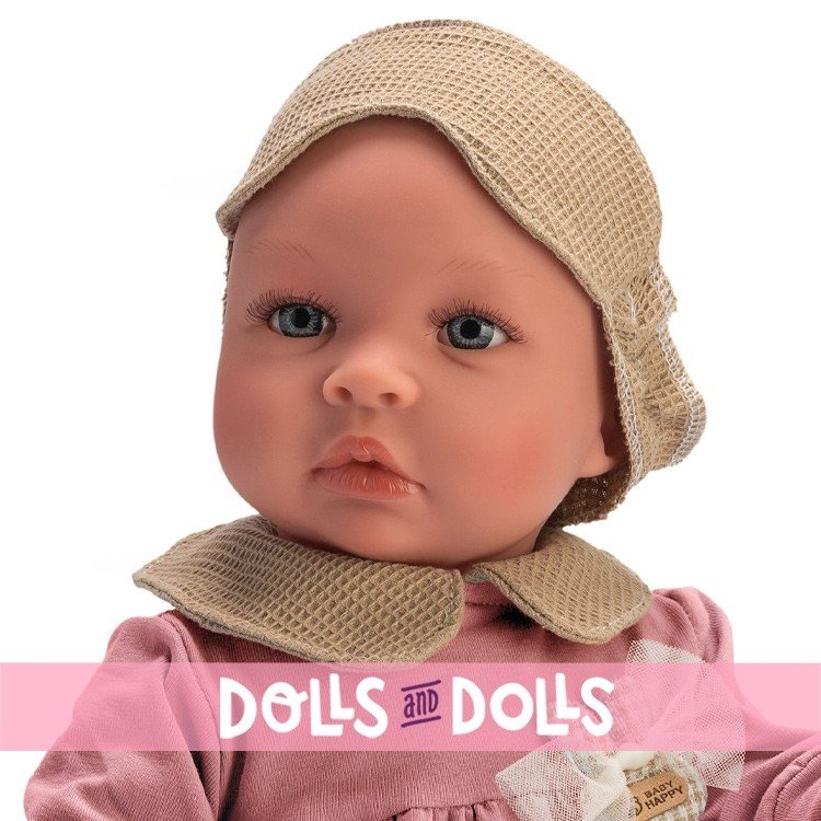 Bambola Así 46 cm - Leo in pigiama rosa con maschera