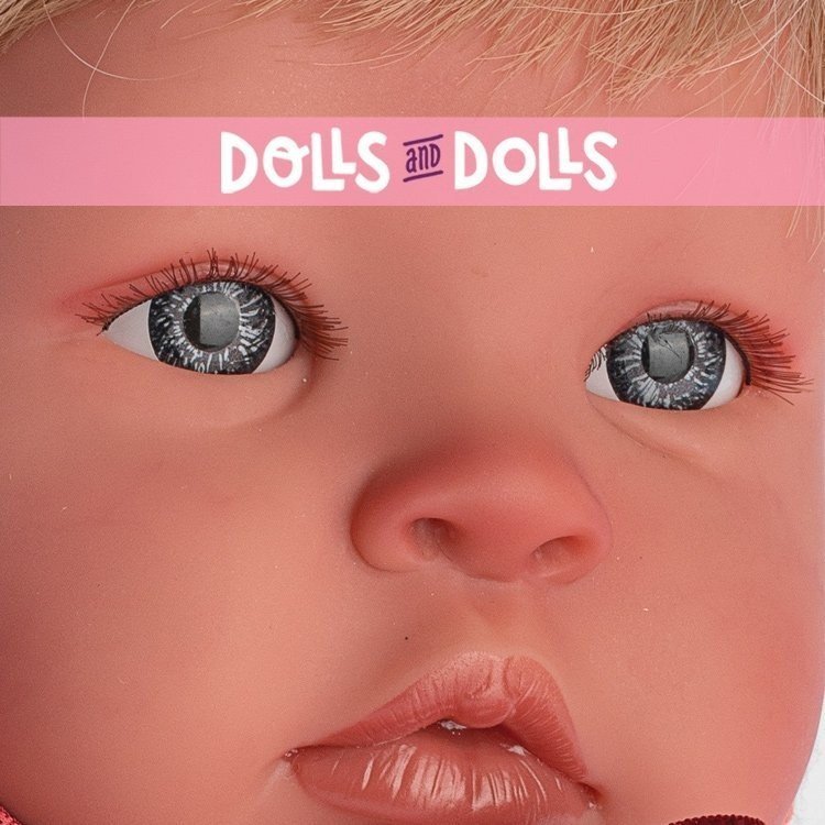 Bambola Así 46 cm - Bambola Tabata Real Reborn con capelli