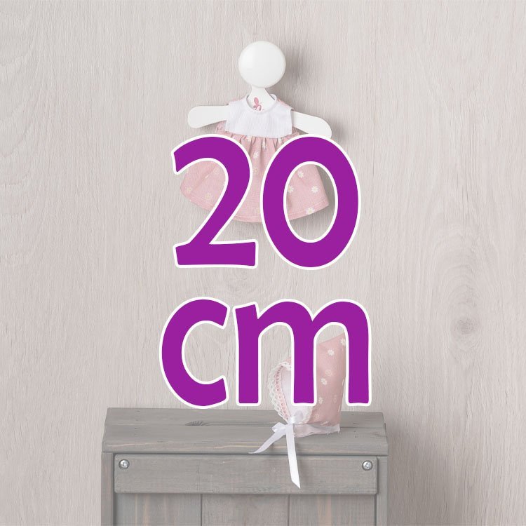 Vestito per bambola Así 20 cm - Abito della collezione Margaritas per bambola Bomboncín