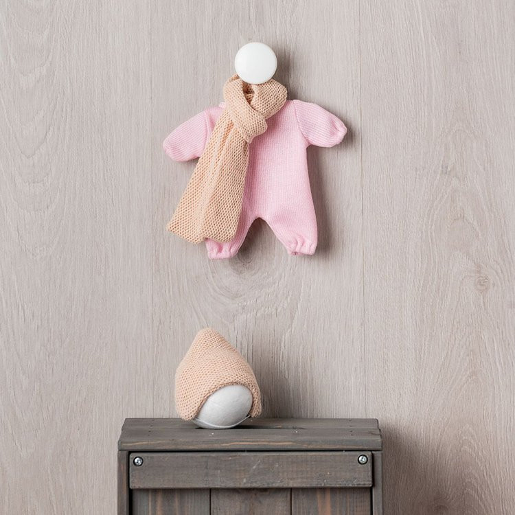 Vestito per bambola Así 20 cm - Completo tuta rosa per bambola Nené