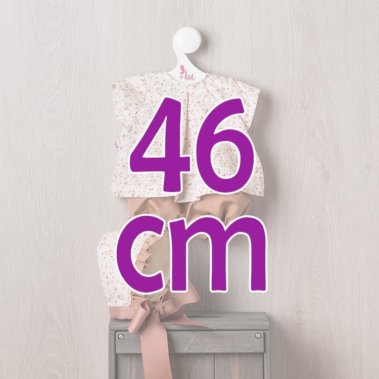 Completo per bambola Así 46 cm - Abito della Collezione Teresa per bambola Leo