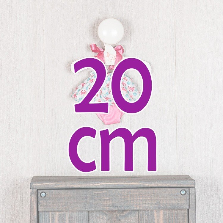 Completo per bambola Así 20 cm - Insieme della ragazza del granchio della spiaggia per bambola Bomboncín