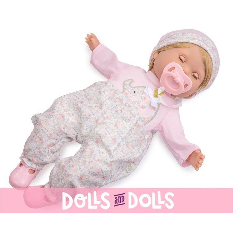 Berenguer Boutique bambola 38 cm - Bionda con completino da elefante e accessori