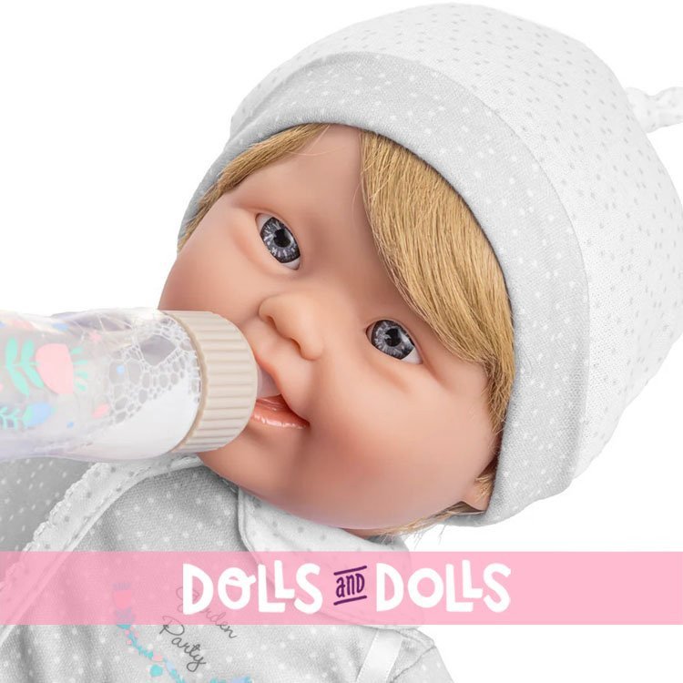 Disegnata da Berenguer bambola 40 cm - La Baby Doll - Sindrome di Down - Bionda